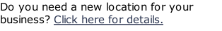 Do you need a new location for your business? Click here for details.